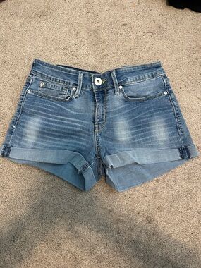 Denizen from Levi's Medium Blue Cuffed Denim Shorts